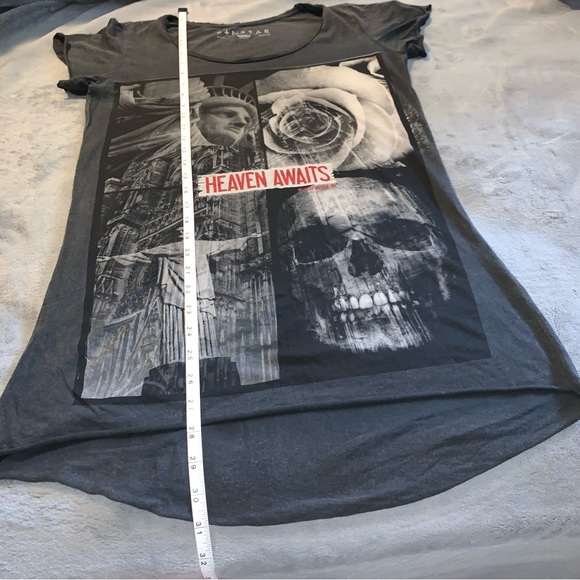 Sinstar 100% Cotton Graphic Long T shirt - Picture 10 of 14
